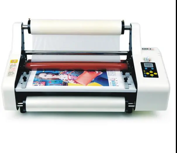 

Digital Control 13" Thermal Hot/Cold roll Laminator Laminating machine(335mm) SKT350