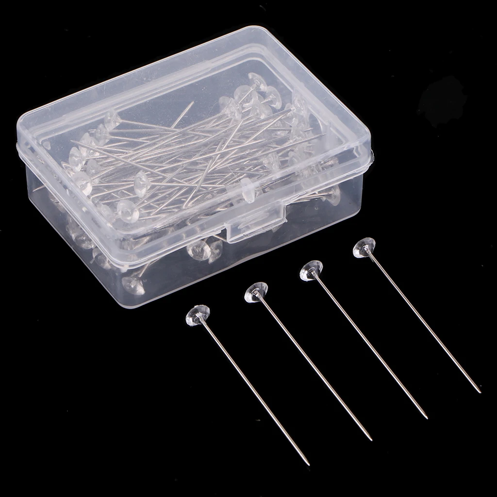 200 pieces Crystal Corsage Pins - Diamond - DIY for Wedding,Prom,Boutonniere,Dressmaking,Craft,Sewing,Flower,Floral Bouquet Pins