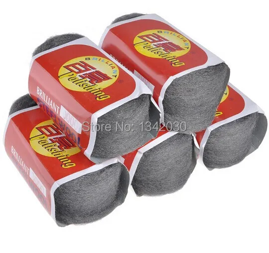 Free Shipping High quality 5pcs/lot 0000 Metal Fibre Steel Wool