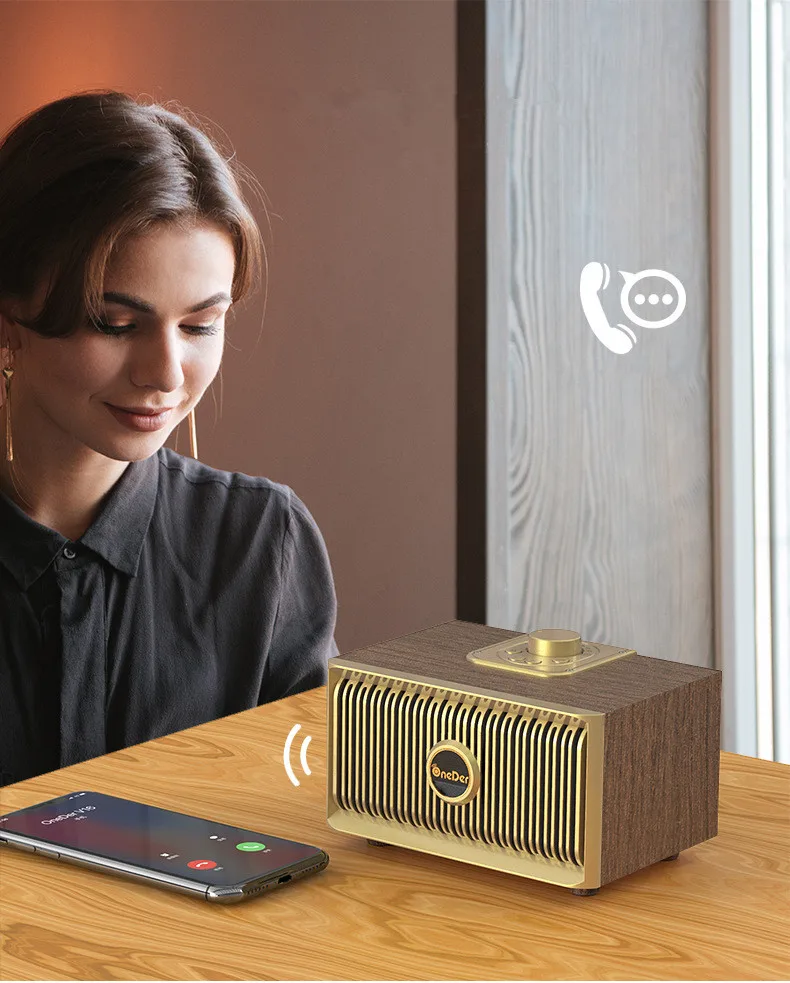 Волшебный V5 Деревянный Ретро домашний Bluetooth динамик мобильный телефон открытый беспроводной Bluetooth аудио