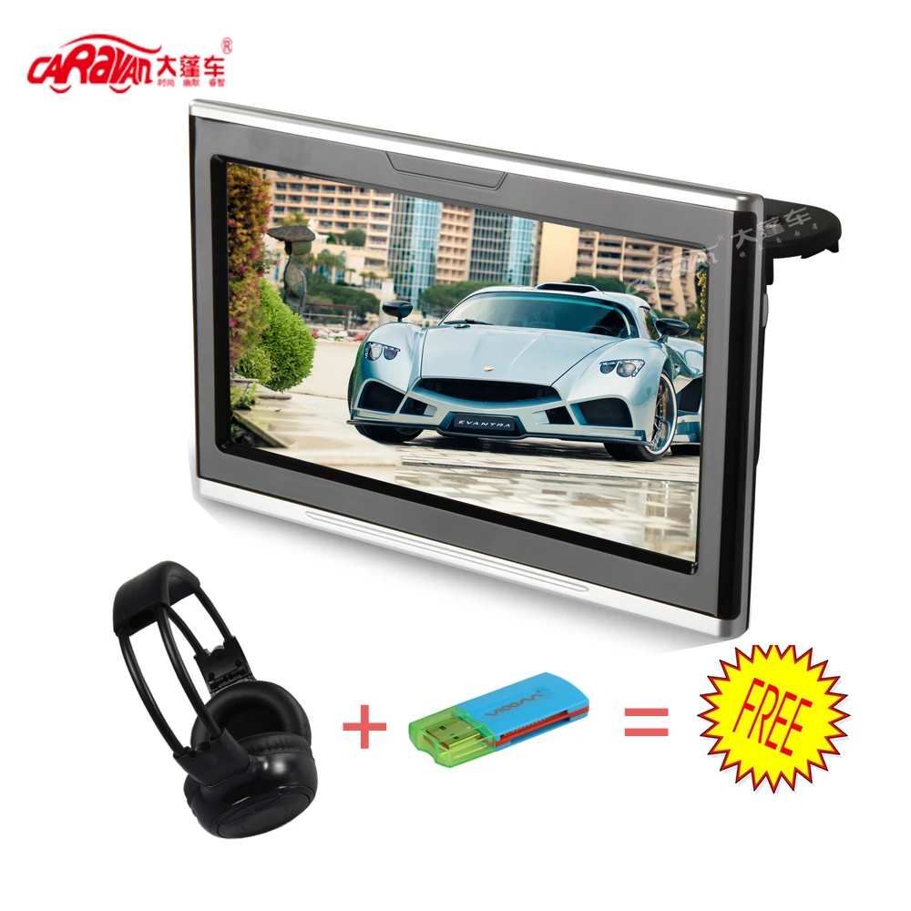 CARAVAN 10.1 &quot Универсальный Android 4.4.4 монитор на подголовнике автомобиля 1024*600 HD TFT