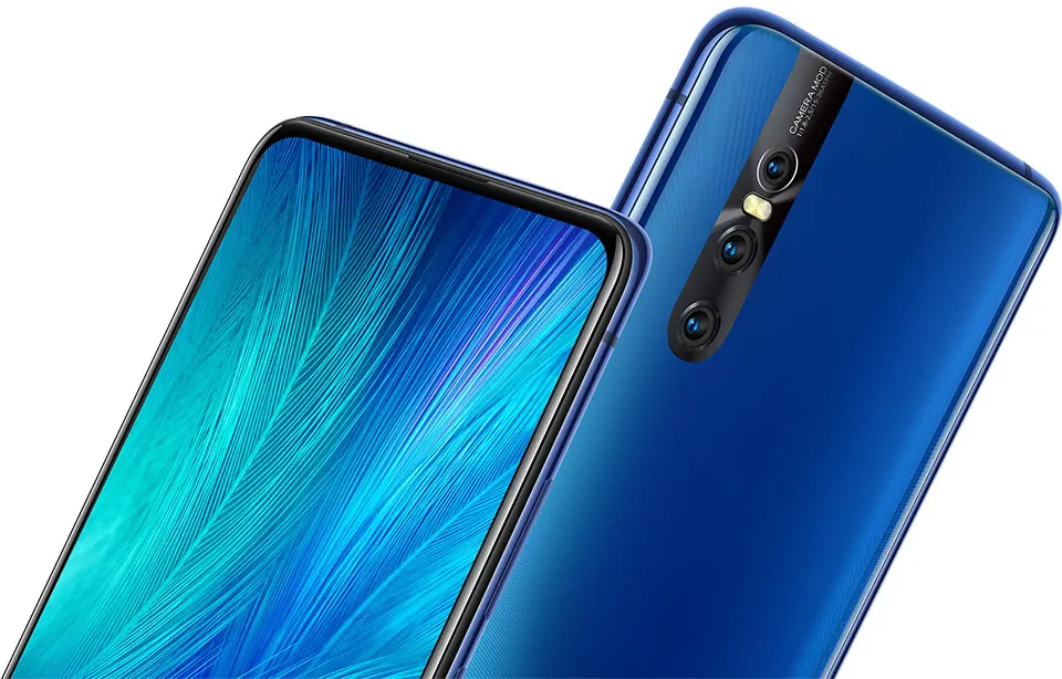 Мобильный телефон Vivo X27 4G LTE Snapdragon 710 Android 9,0 6,3" ips 2340X1080 8 Гб ram 256 ГБ rom отпечаток пальца 48.0MP