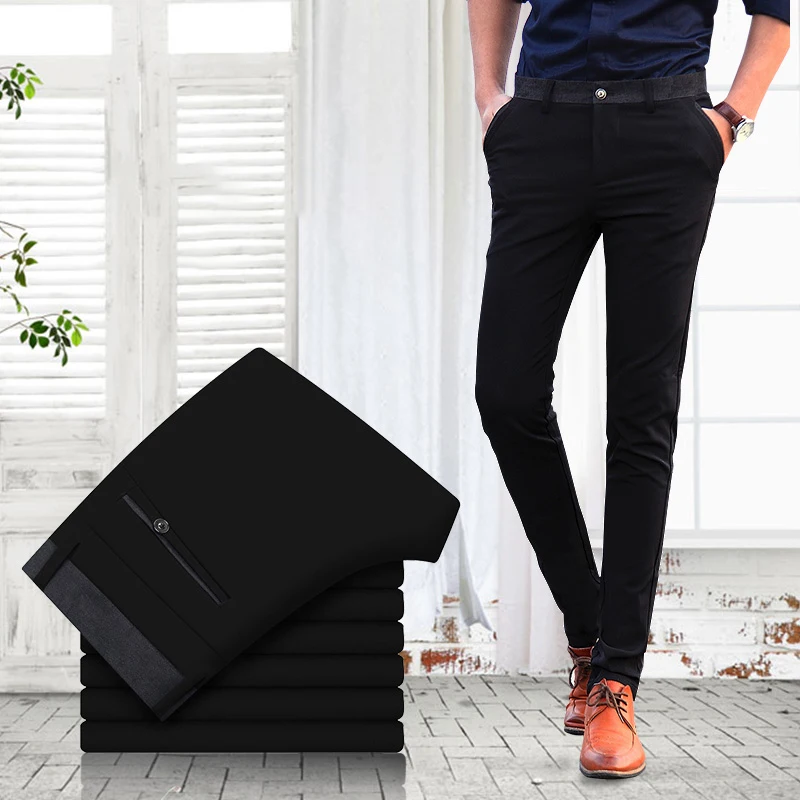 Trousers Pants Slim Fit Groomsman Suit Pants Male Casual Business Longs Pants Fashion Wedding Brand MOOWNUC Suit Pants Elastic Trousers Pants Slim Fit Groomsman Suit Pants Male Casual Business Longs Pants Fashion Wedding Brand MOOWNUC Suit Pants Elastic