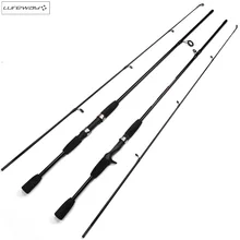 Spinning Casting Fishing Rod 1.8M / 6FT 2 Sections Lure Winter Fishing Pole Medium Action Spinning Casting Rod EVA Handle