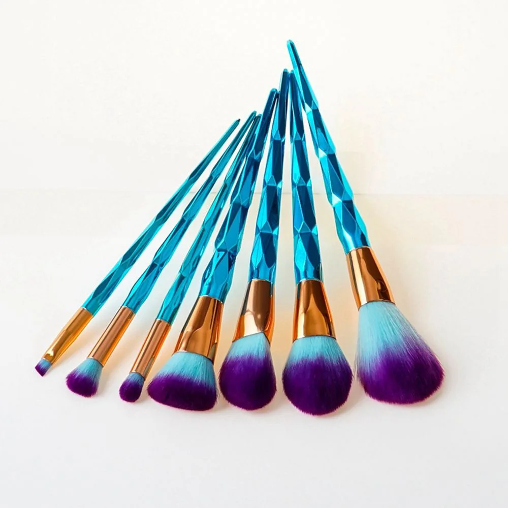 

1Set Professional Diamond Unicorn Makeup Brushes Facial Foundation Eyeshadow Contour Lip Powder Cosmetic Makeup Brushes Kit