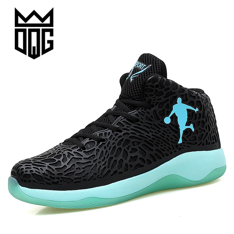 DQG 2017 New Men Basketball Shoes Air Damping Men Sports Shoes High Top
