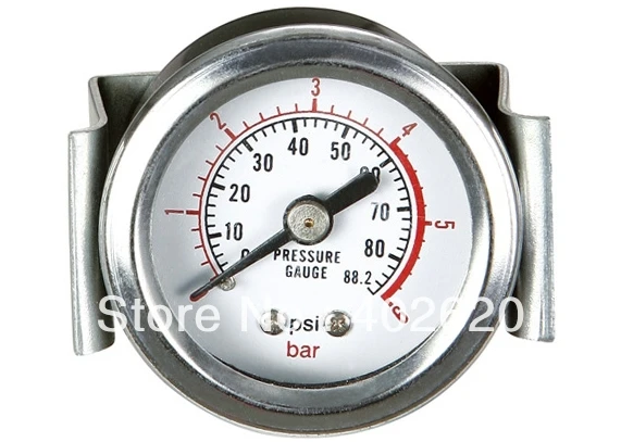 

50pcs/lots, free shipping 1.5" 40mm stainless steel 1/8"NPT fittings air compressor gauges, pressure gauge Pneumatic Parts