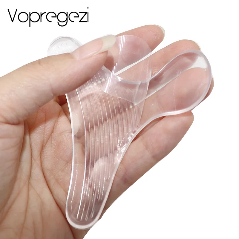 Vopregezi Transparent High Heel Shoe Gel Pads Silicone Insole Protector for Heels Rubbing Foot Care Pedicure Gel Insoles Insert