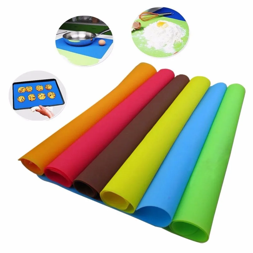 

Silicone Pad Mat Bakeware Mat Silicone Oven Heat Insulation Pad Cookies Mats Baking Liner Non-stick Thick Kitchen Tools
