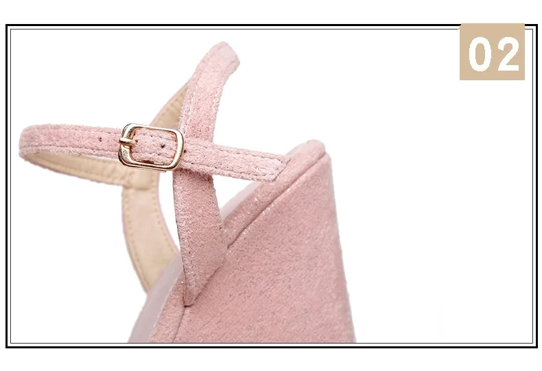 8_2019 Summer Fashion Womens Wedge Sandals Female Retro High Heeled Platform Rhinestone Shoes Online