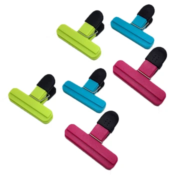 

2/4/6pcs Sealing Bag Clips Outdoor Camp Food Bag Sealer Home Food Close Clip Househould Food Snack Storage Clamp kitchen device