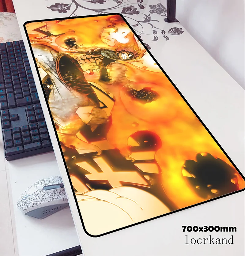  fairy tail mouse pad 70x30cm gaming mousepad anime gel office notbook desk mat Customized padmouse 