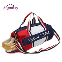 Dry and wet separation Fitness bag Cylinder waterproof Travel portable sports bags sport bolsa tassen tas gym Shoulder Handbag tuban sports dry and wet separation travel handbag