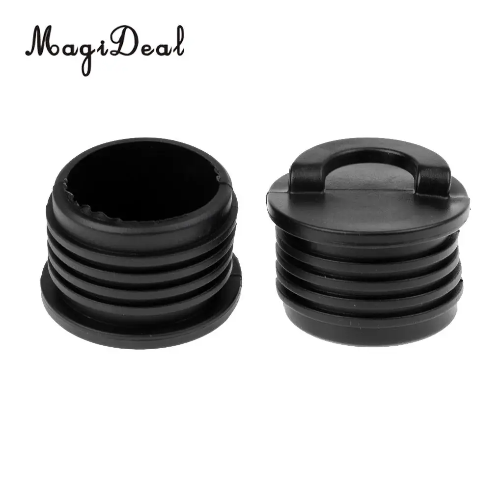 MagiDeal 2 Pack Kayak Marine Boat Scupper Stopper Bungs Drain Holes Plugs Accessories for Inflatable Fishing Boating Rafting