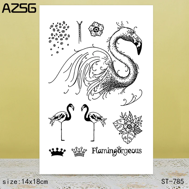

AZSG Magical animal Clear Stamps/Seals For scrapbooking DIY Card Making/Album Silicone Decoration crafts