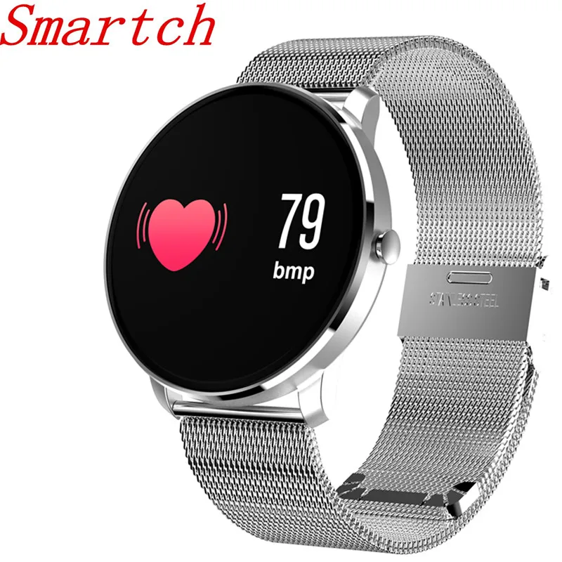 Smartch умные браслет CF007S Смарт часы сердечного ритма крови Давление Браслет