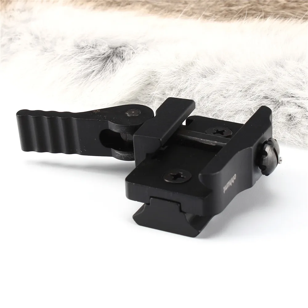 Ohhunt Quick Release AR-15 M16 Red Dot Riser Mount Adapter металлическое компактное Крепление подходит для охотничьего лазерного прицела 20 мм Пикатинни