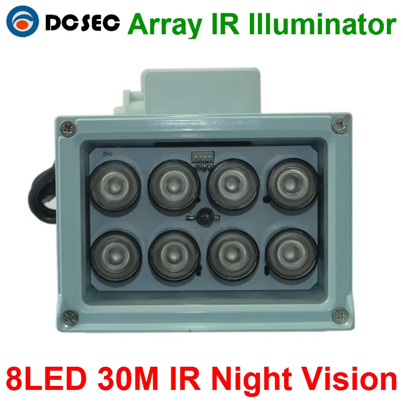 Free shipping 15,30,45,60,90,120degrees Array IR illuminator infrared lamp ArrayLed IR Light Outdoor Waterproof for CCTV Camera