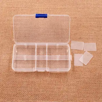 

1PCS Hgh Quality Strong Plastic Portable 10 Grid Fishing Bait Box Fishing Lures Tackle Storage For Outdoor Fishing Tackle