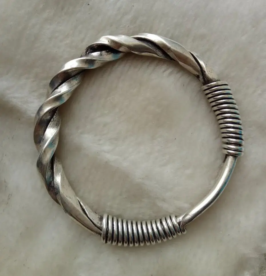 charm wild Nepal Silver men's jewlery bracelet banglein Bangles from