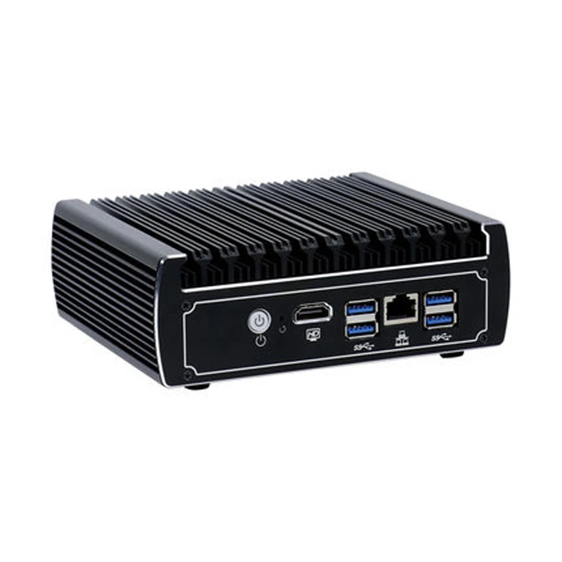 Kingdel Pfsense безвентиляторный мини ПК HTPC Core i3 7100U Celeron 3865U 6 * Intel lan DDR4 linux маршрутизатор брандмауэра DHCP VPN сетевого сервера