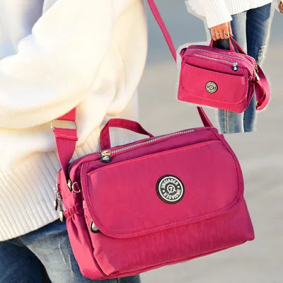 

2019 Women Handbags Fashion Waterproof Oxford Tote Nylon Shoulder Bag Mummy Large Capacity Canvas Top-handle Messenger Bag