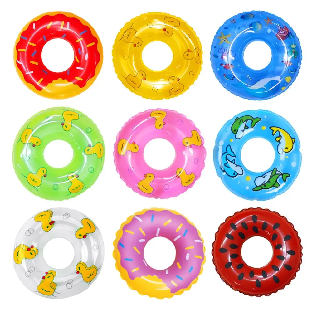 

Random 1 Pcs 5 Pcs Doll Lifebelt Ring for Barbie Doll Swimming Buoy Dollhouse Toy Baby Gift Summer Beach Bathing Accessories