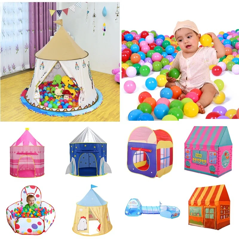 baby tent house with balls