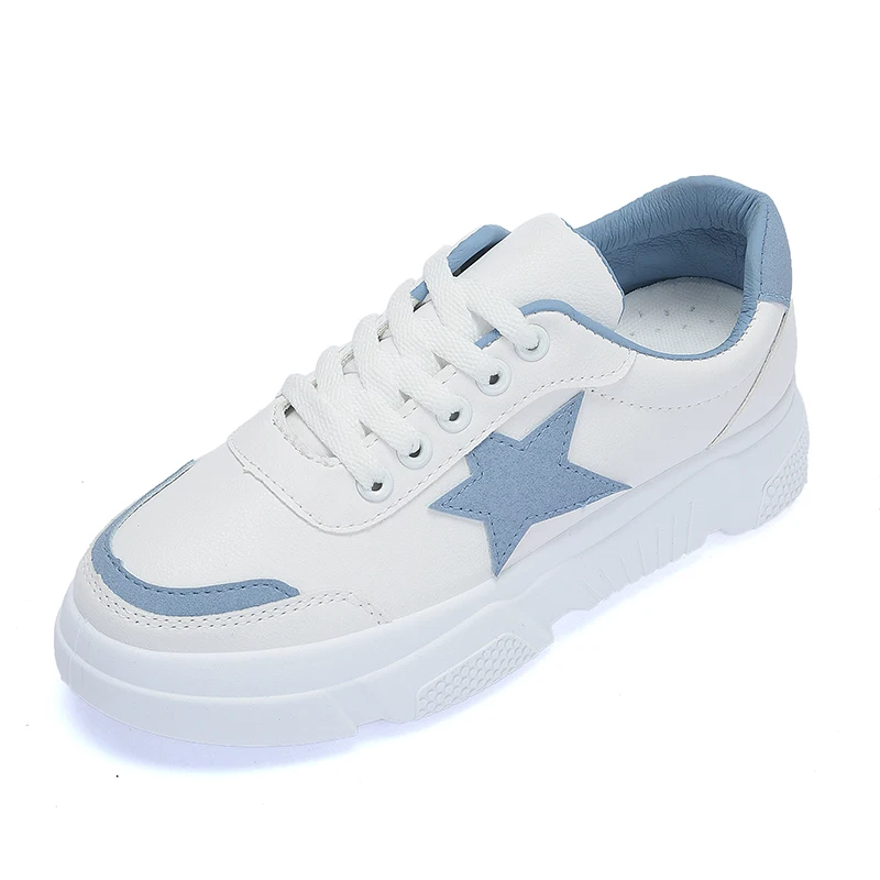 Otoño rosado Las Moda Azul Primavera Chaussure Mujer Mujeres Zapatos Jbllyy La 2019 Planos Blancas De Transpirables Casuales blanco Zapatillas wTxqqEIF