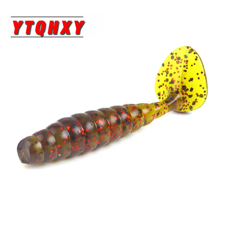 

YTQHXY 5Pcs/lot Soft Fishing Lures 1.3g 40mm Silicone Bait Wobblers Jig carp Baits For Fishing Leurre Souple gear tackle WQ139