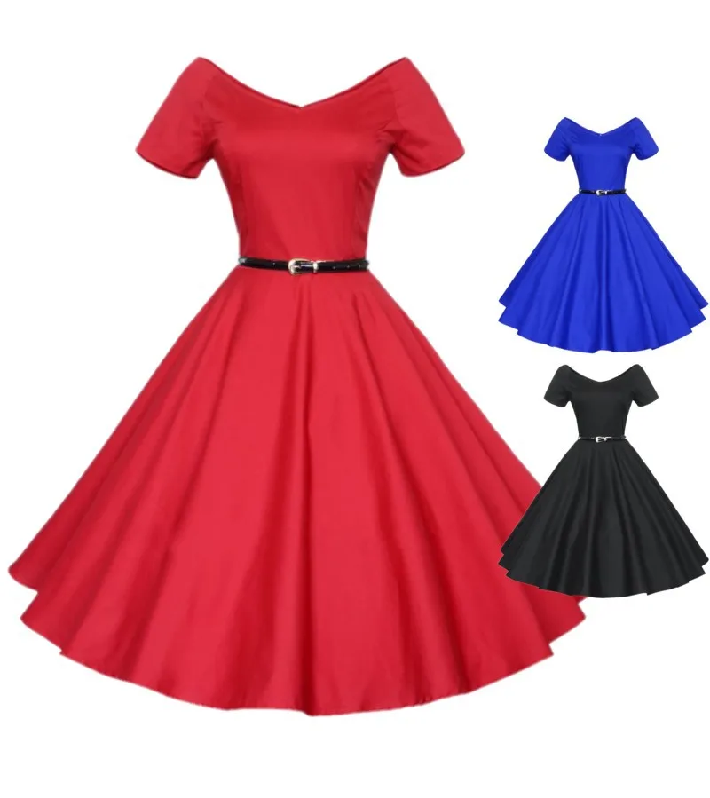 vintage style swing dress