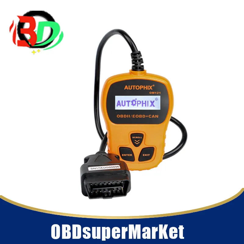 

2017 Newest AUTOPHIX OM121 OBD2 EOBD CAN Engine Code Reader with fast shipping