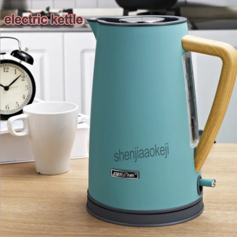 1pc 1.7L Home Electric kettle Automatic power off Electric kettle Stainless steel tea pot Heating Water in 4-6 mins 220V 1800W