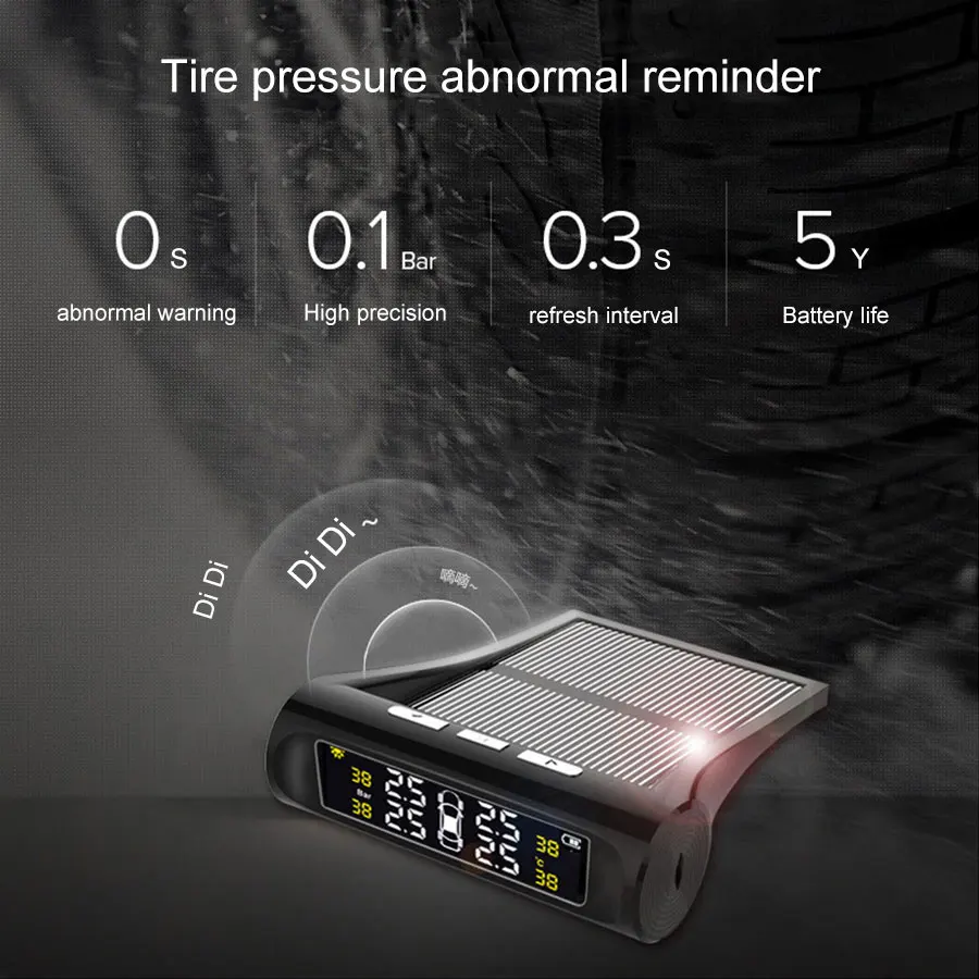 Olysine умный автомобиль TPMS беспроводная система мониторинга давления в шинах