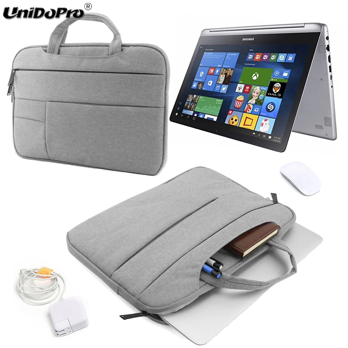 UNIDOPRO 11.6 12 13 13.3 14 15'' Laptop Sleeve Handbag for Samsung