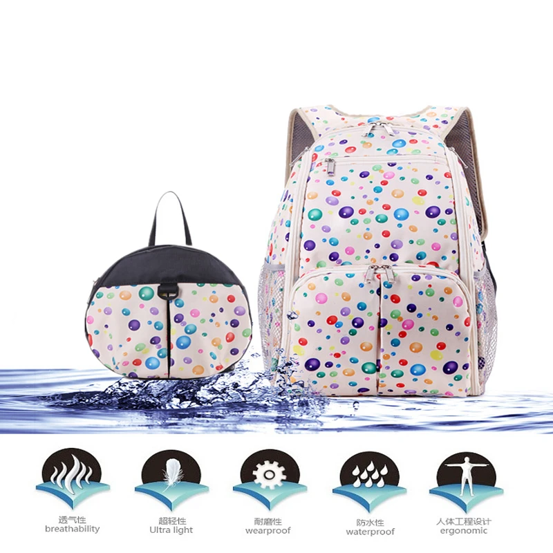 4 Colors Anti lost Baby Bag Mom Diaper Bags Fashion Large Capacity Baby Diaper Bag Backpack