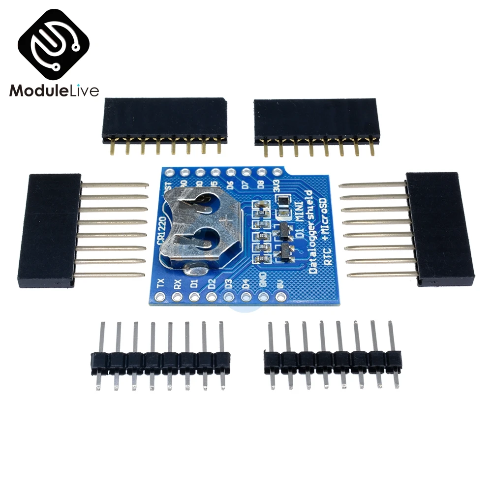 1 шт. карта памяти Micro SD WeMos WIFI D1 + RTC DS1307 для Arduino Raspberry|shield wifi|shield for arduinoshield sd |