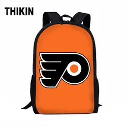 THIKIN Philadelphia Flyers печать школьные ранцы для мальчиков модный рюкзак для женщин повседневные Рюкзаки Популярные Mochila оптовая продажа