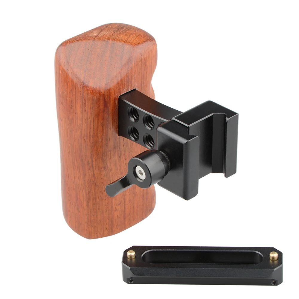CAMVATE_DSLR_Wood Handle_ Grip_Rail (3)