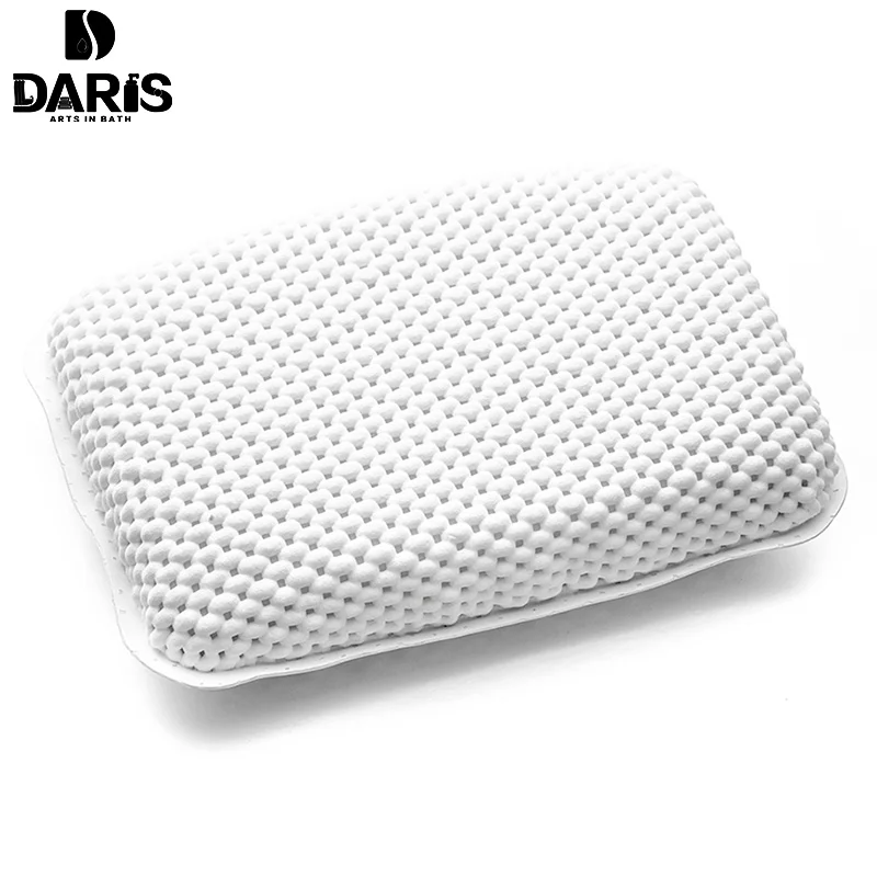 DARIS Eco friendly Flexible Comfort PU Bath Pillow Bathtub Spa Pillow