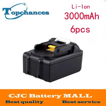 

Free Shipping 6 pieces replacement BL1430 14.4V 3.0Ah Li-lon Lithium-Ion Tool Battery for Makita Brand