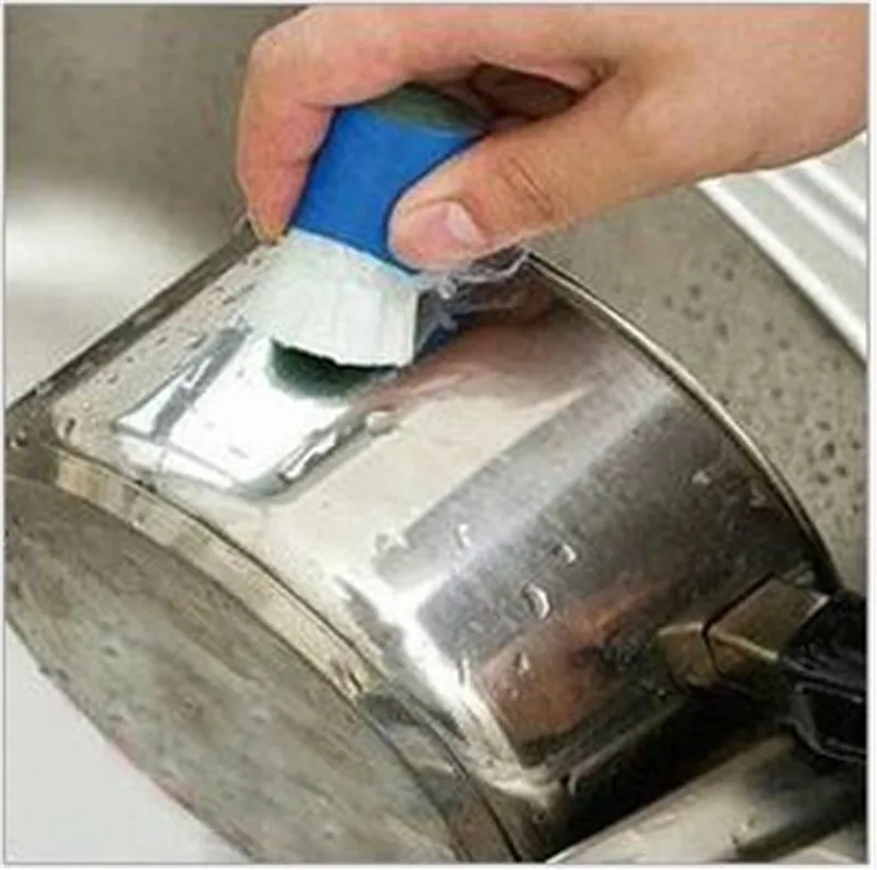 

New Magic Stainless Steel Metal Rust Remover Cleaning Detergent Stick Wash Brush (Random Color)