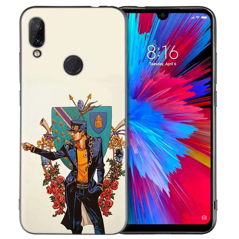 JoJo Необычные Приключения силиконовый чехол для Xiaomi Mi 9 8 Play A1 A2 Redmi Note 7 6 6A 5 Plus S2 GO Lite Pro Pocophone F1