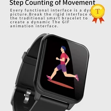 Новое Поступление Красивый монитор сердечного ритма ppg смарт-браслет Смарт-часы с кровяным давлением погода Фитнес браслет