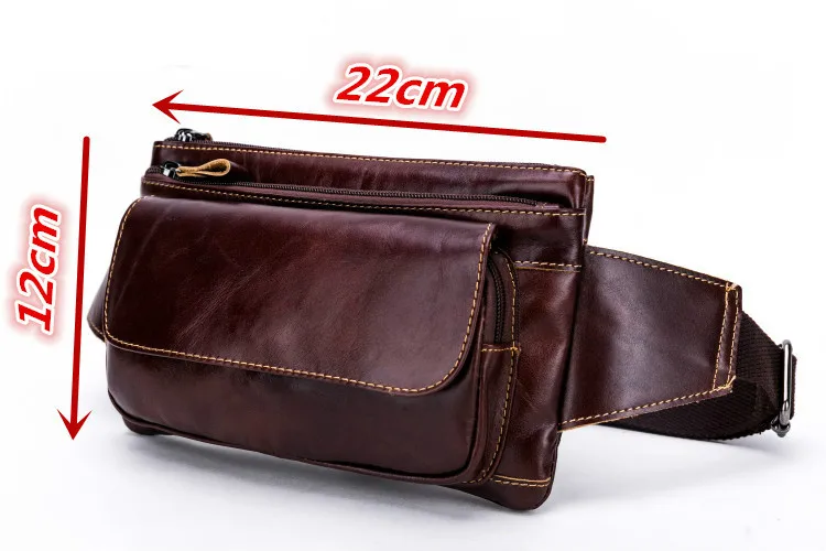 Брендовые кожаные мужские кожаные набедренная сумка на пояс мешочки для телефона сумка для путешествий поясная сумка мужская маленькая