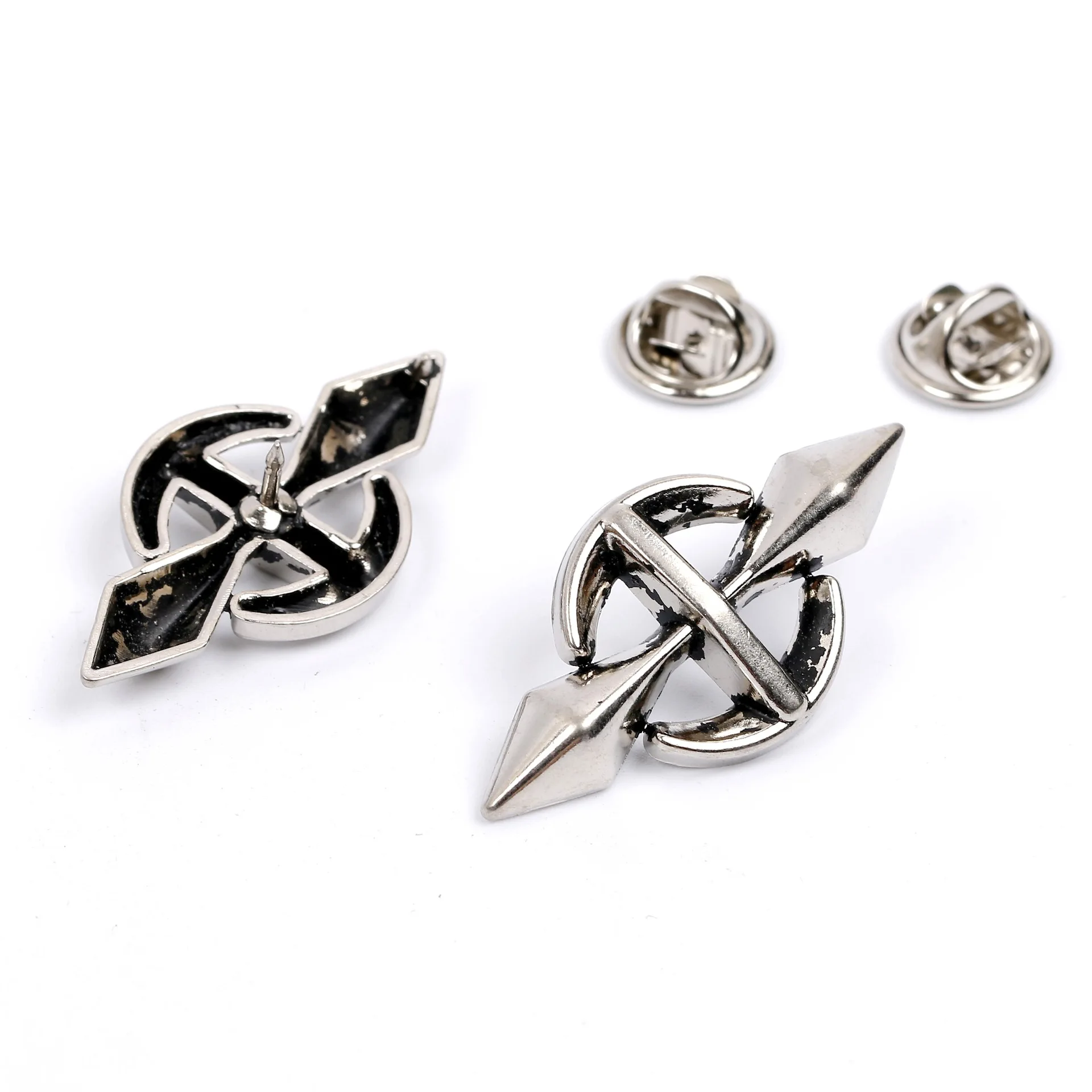 Buy 2018 New Men's brooch cross men Brooch Pin suit
