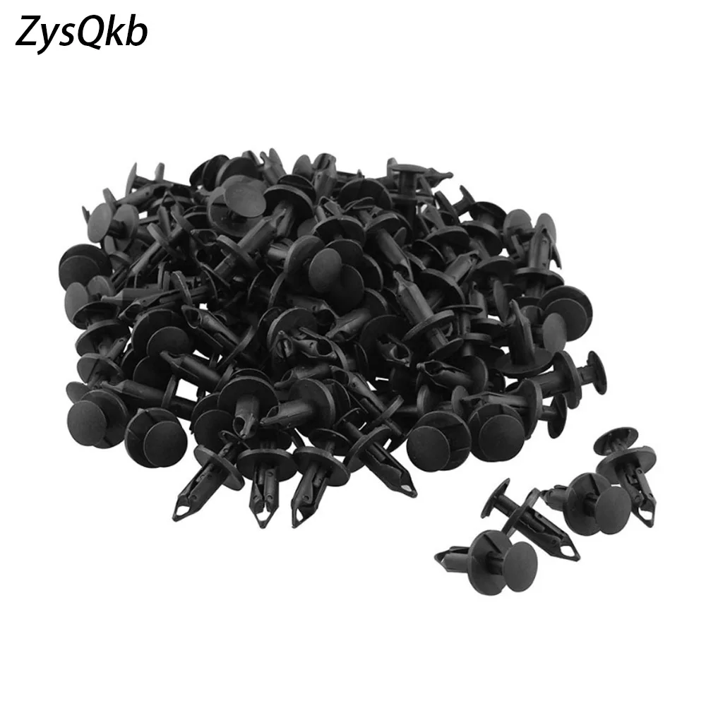 

120PCS 8mm Push type universal Car Bumper Fender fixed Clips Auto Fastener clamp for Honda for Toyota for Audi for Land Rover