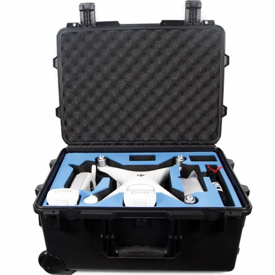 

factory price plastic lightweight DJI phantom3 or 4 CASE with P3P4 universal foam