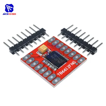 

diymore TB6612 Dual Motor Driver 1A TB6612FNG Microcontroller with Pin for Arduino Replace L298N