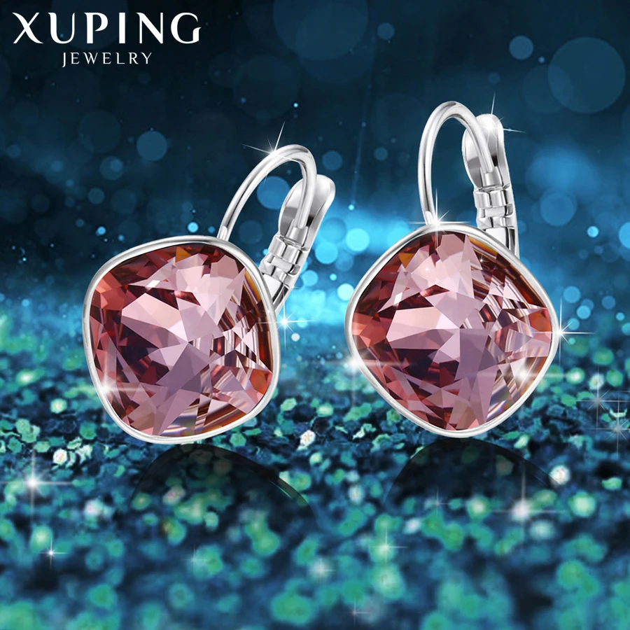 Xuping Роскошные серьги-кольца ювелирные изделия Кристаллы от Swarovski вечерние подарки темперамент для женщин девочек M73 \ M74 M75-20353